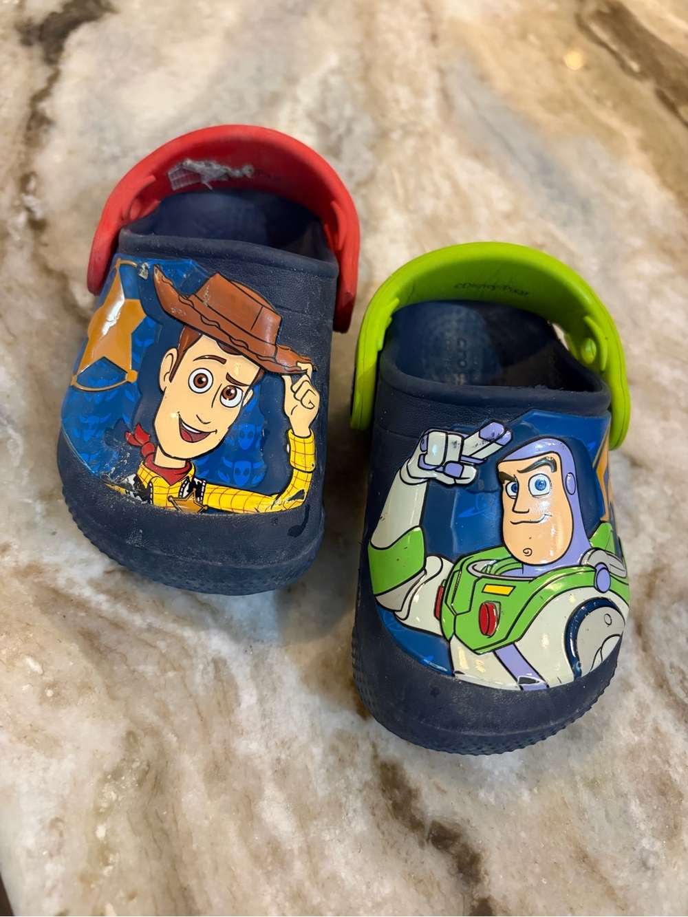 CROCS  Kids Navy Toy Story Woody & Buzz Clogs